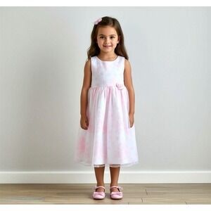 Perfectly Dressed Floral Lace Girlcore Coquette Party Dress Easter-4  KidCore